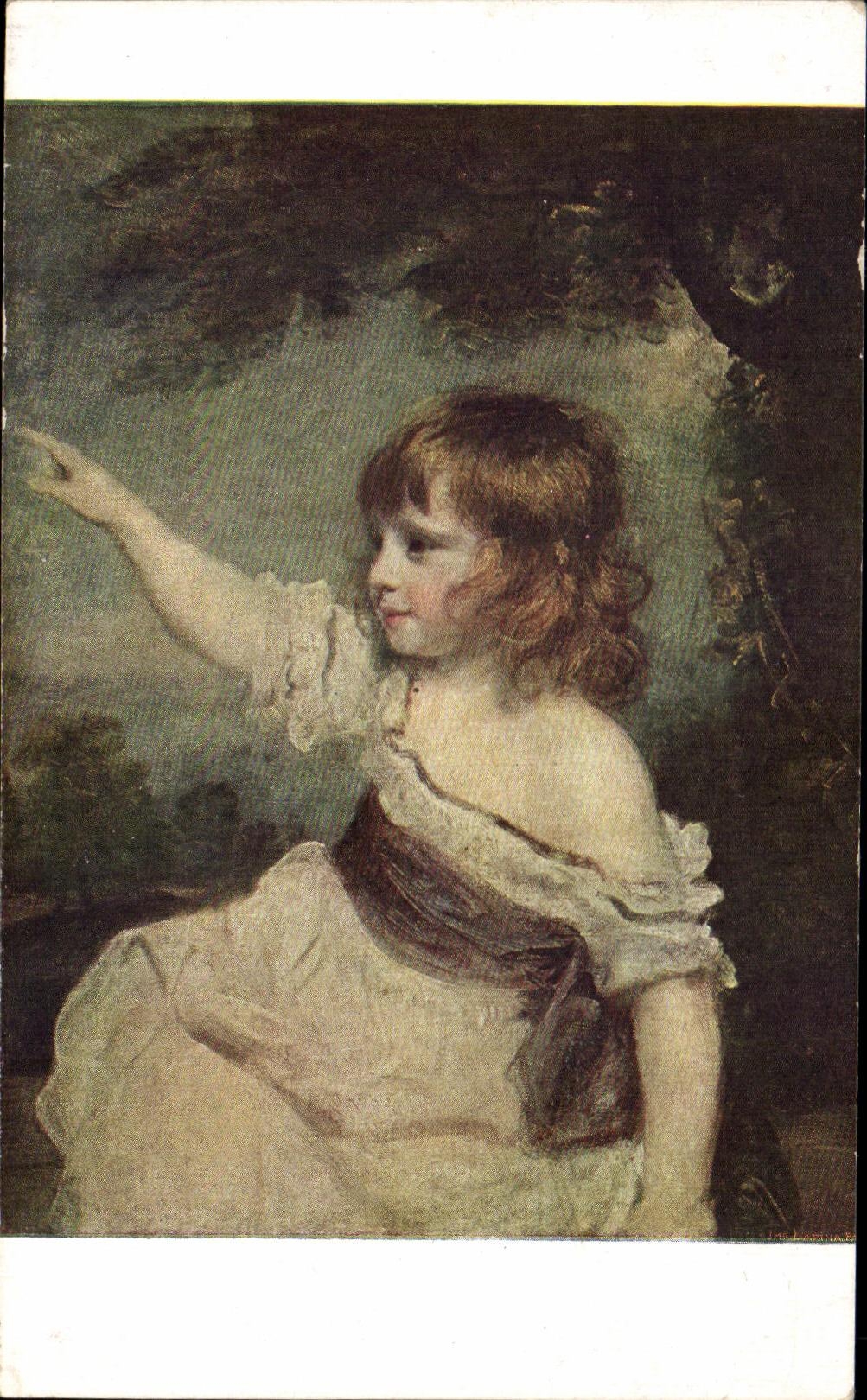 CPA Reynolds Portrait De Master Hare Musee du louvre Paris