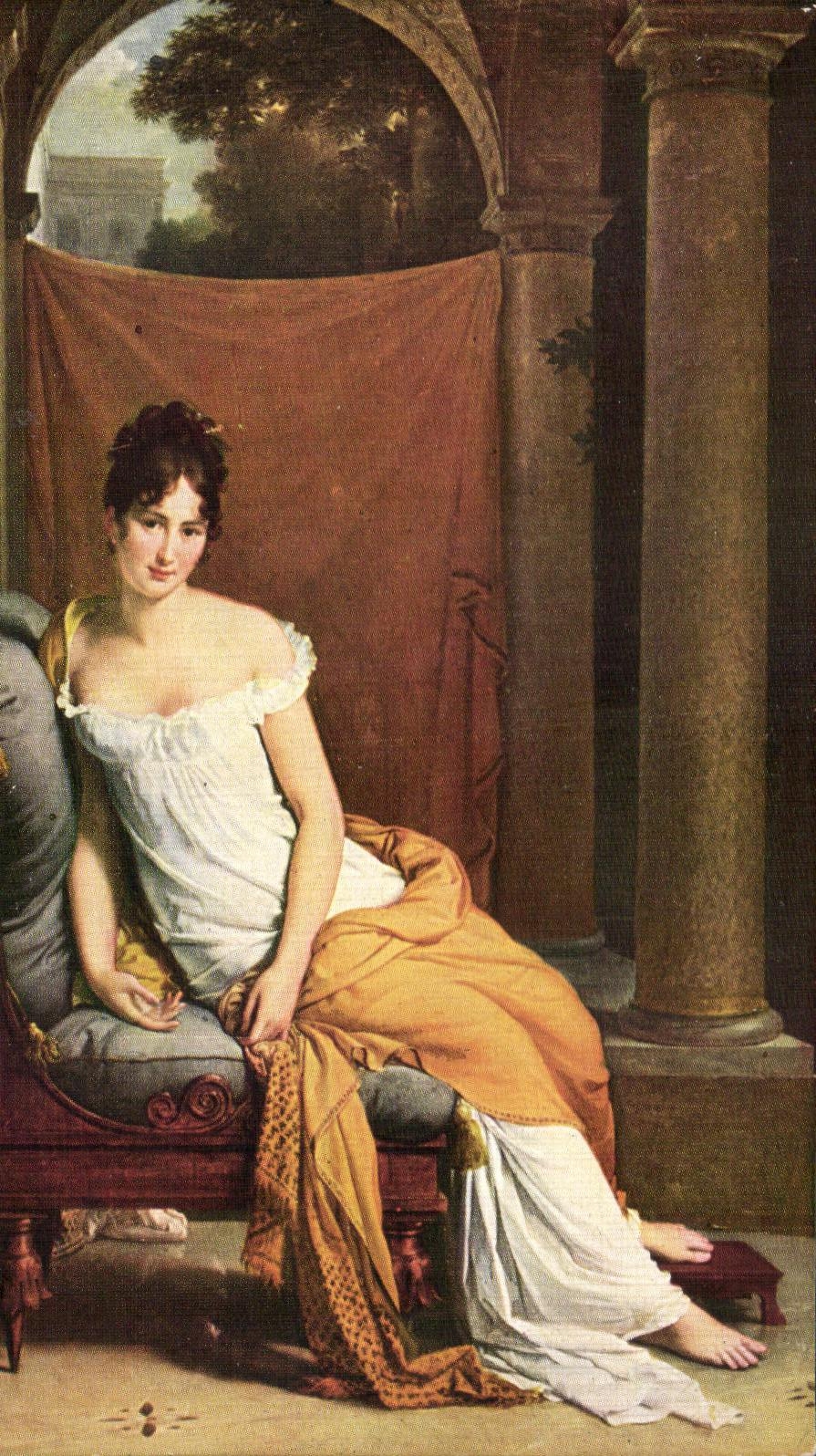 CPA Musee du louvre Paris Francois Pascal Gerard Madame Recamier