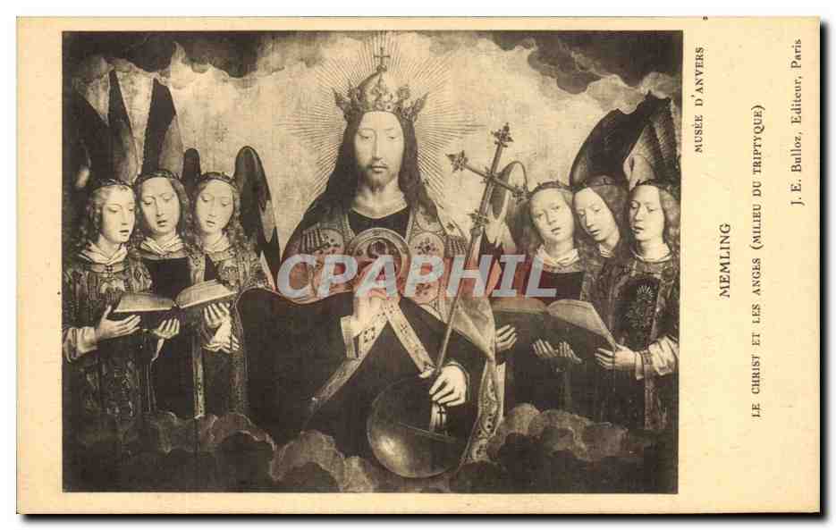 CPA Memling Musee De Anvers Le Christ Et Les Anges
