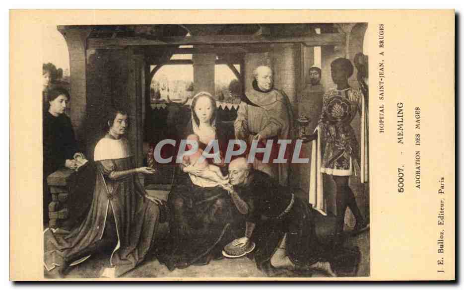 CPA Memling Adoration Des Mages Hopital Saint Jean a Bruges 