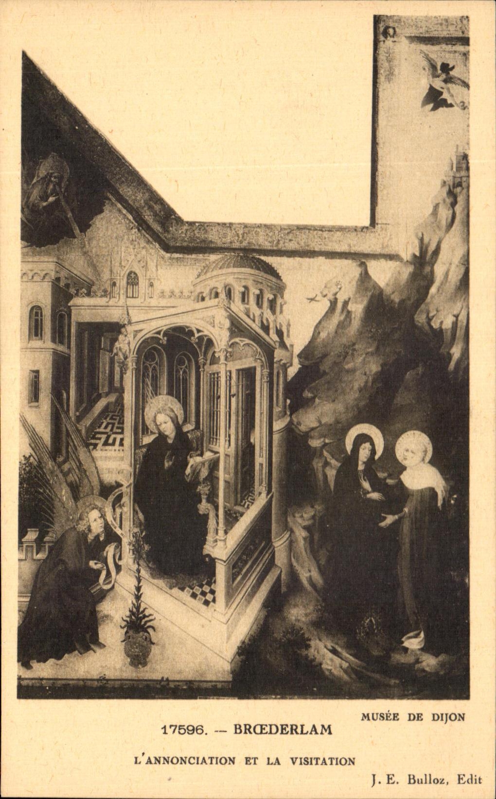 CPA Broederlam L'Annonciation Et La Visitation musee de Dijon 