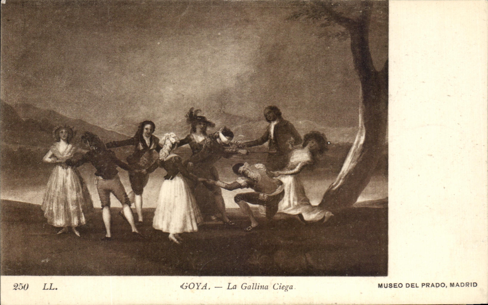 CPA Goya La Gallina Ciega Museo Del Prado Madrid