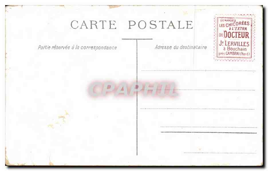 Vintage Postcard Leonard De Vinci La Joconde Musee du louvre Paris — Back