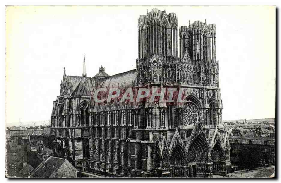 CPA Reims La Cathedrale de Reims
