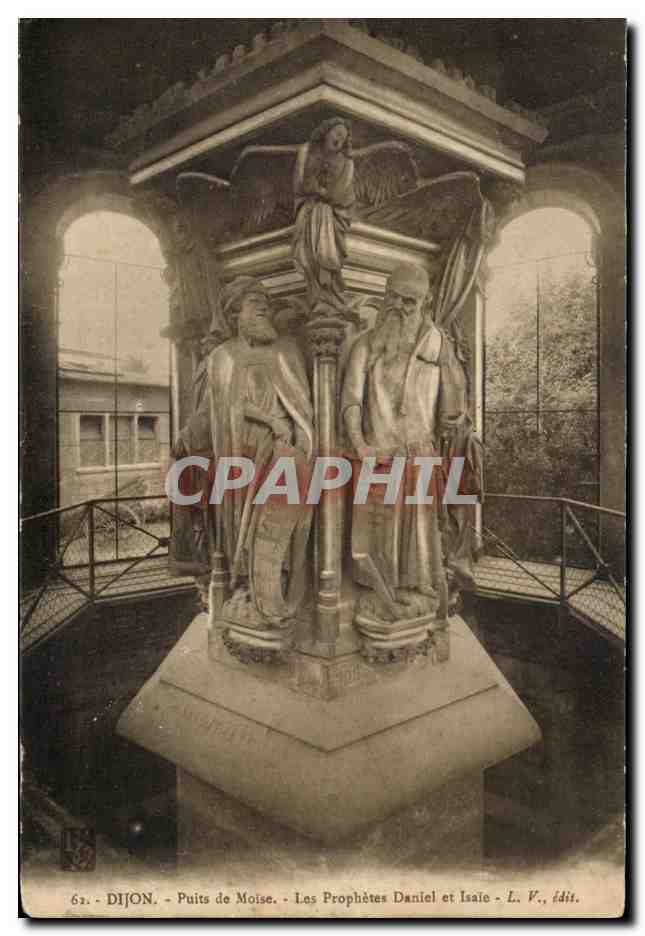 CPA Dijon Puits de Moise Les Prophetes Daniel et Isaie