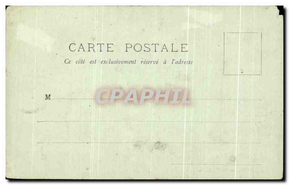Vintage Postcard Mers la Digue — Back