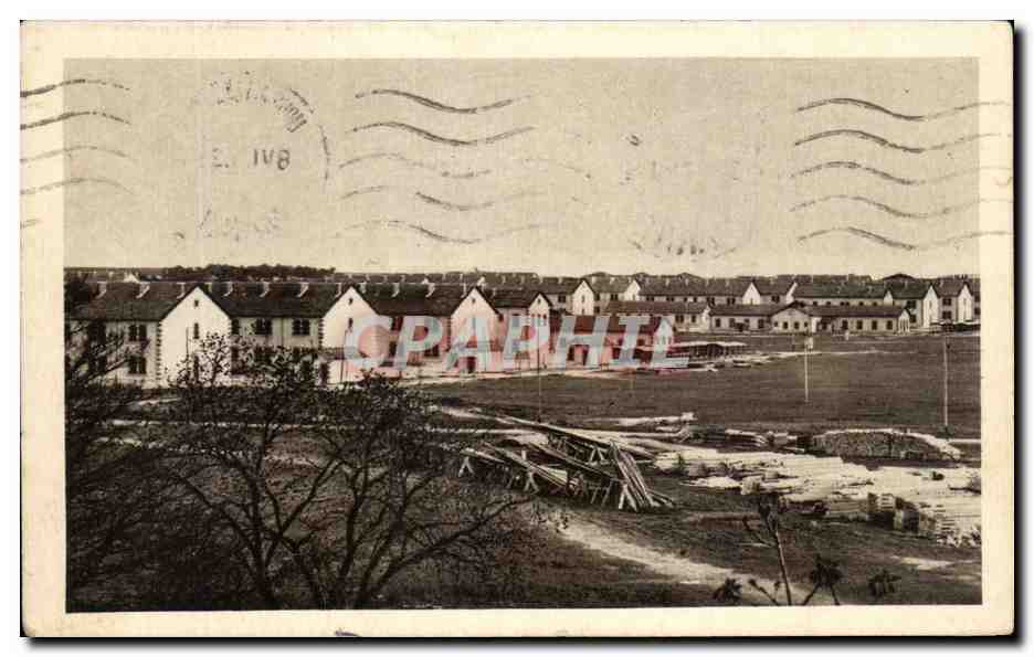 Camp de Mourmelon-le-Grand — Vue générale du Nouveau-Camp de Division (côté Ouest) — Librairie Militaire Mourmelon-le-Grand