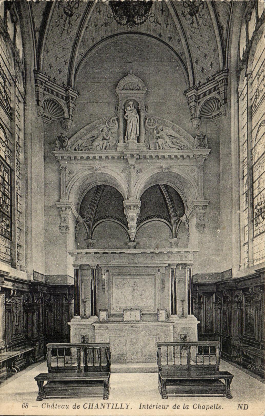 Château de Chantilly — Intérieur de la Chapelle — ND