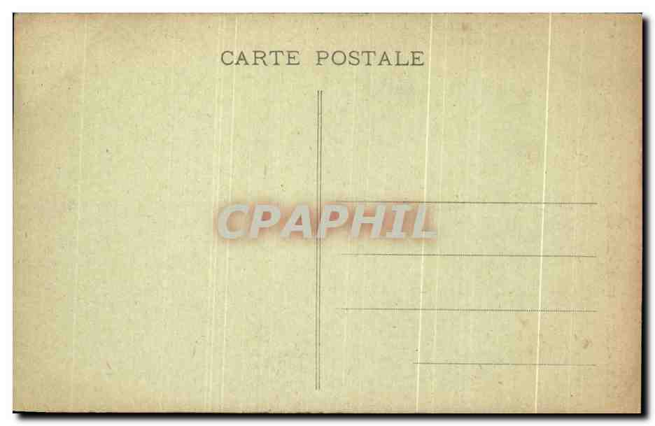 CPA Bretagne Lit Clos a Etage La Paresseuse Folklore Costume — Verso