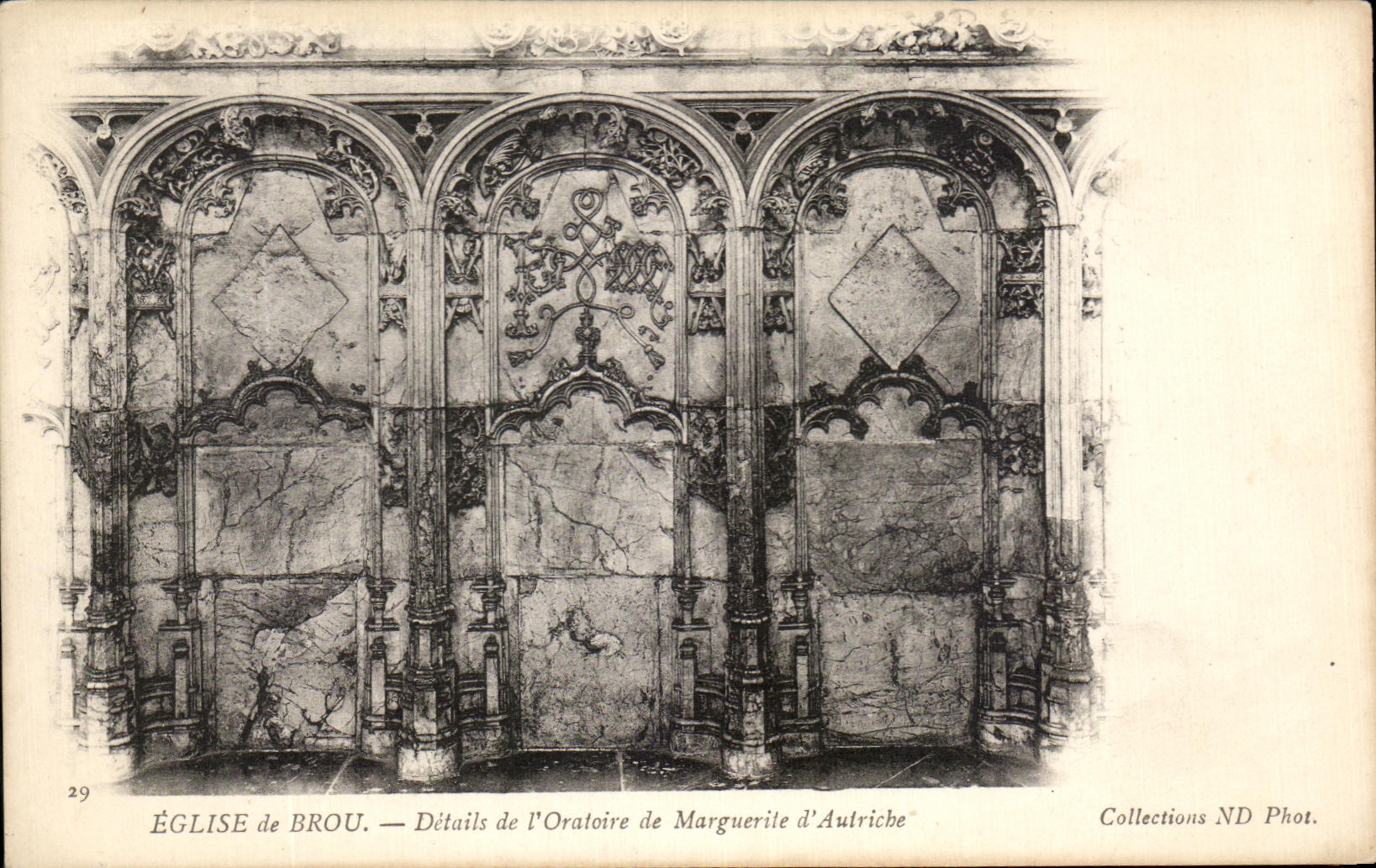 CPA Eglise de Brou Details de I'Oratoire de Marguerite d'Autriche
