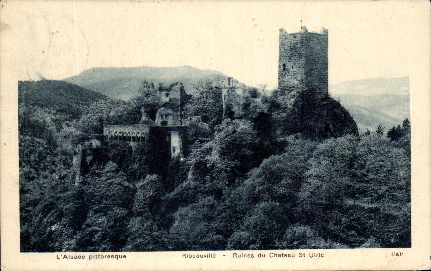 Ribeauvillé - Ruines du Château St Ulric — L'Alsace pittoresque — CAP
