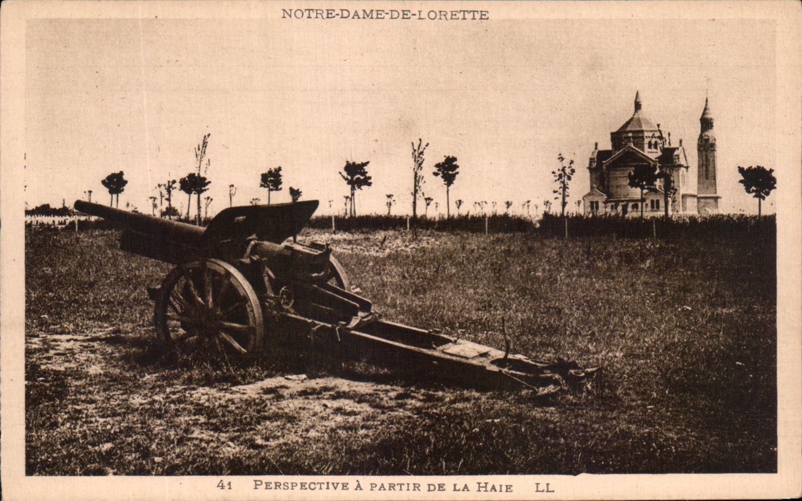 Notre-Dame-de-Lorette — Perspective à partir de La Haie — LL 41