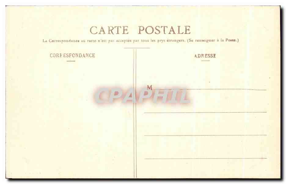 CPA Biarritz Pittoresque Vague sur la digue  — Verso