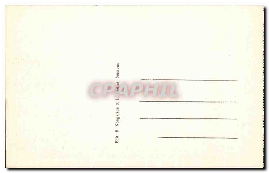 CPA Chemin Des Dames Corbeny Militaria Juvincourt Berry au Bac — Verso