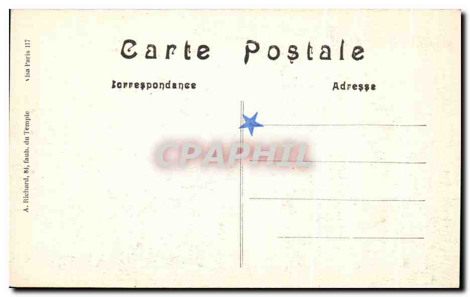 CPA Albert Vue Interieure De La Basilique Bombardee et incendiee par les Allemands Militaria  — Back