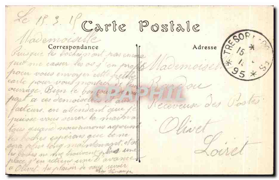 Bombarde ment de REIMS par les Allemands, le 19 septembre 1914 — Rue Eugène-Desteuque — Collection H. GEORGE, Reims. — Verso