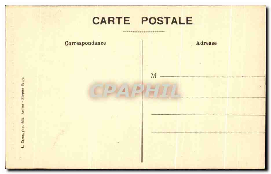 CPA Amiens Cathedrale Porche De St Firmin — Rückseite