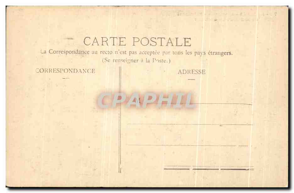 CPA Le Mans L'Attaque Piedestal de la Statue de Chanzy Militaria — Rückseite