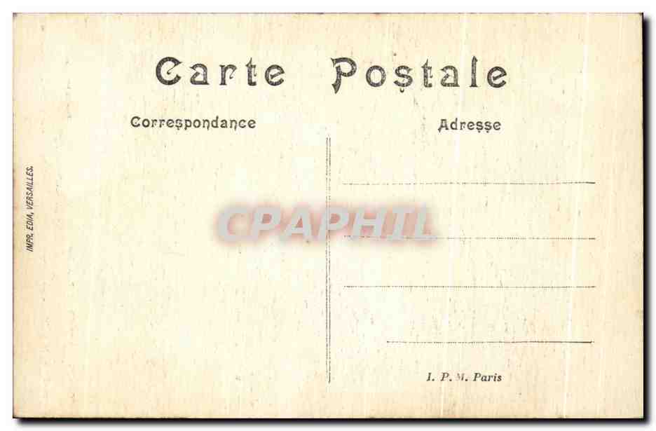 Ribécourt (Oise) — L'Église intérieure après les bombardements allemands en 1914-15 — Frezquin, éditeur, à Ressons — Rückseite