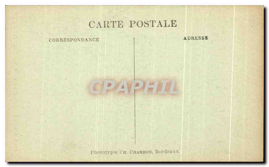 CPA Bordeaux Eglise St Seurin Tombeau de Saint Fort — Verso