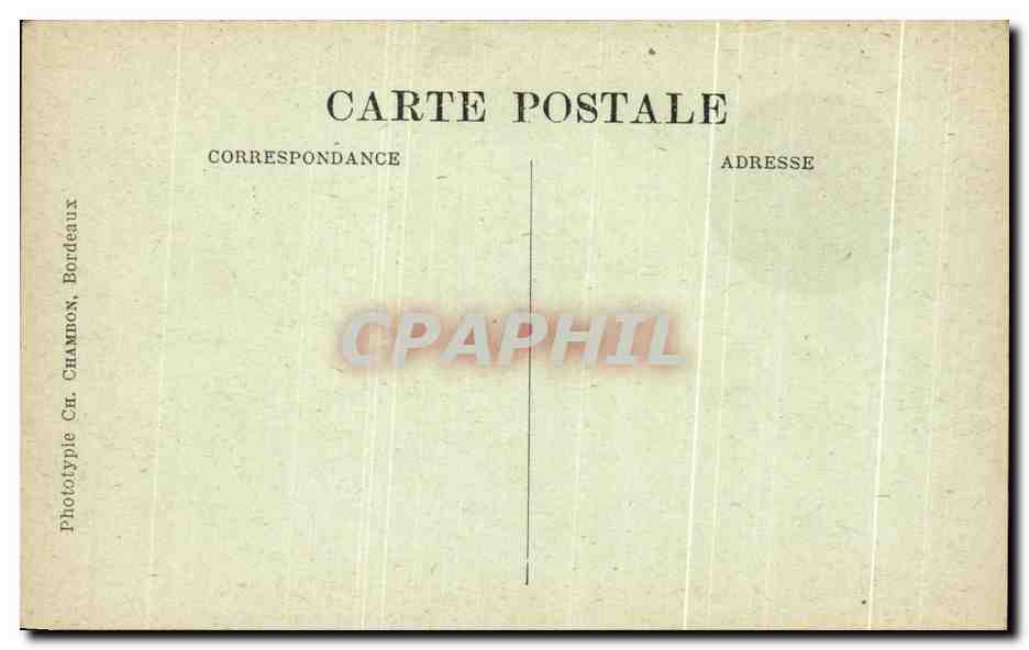 CPA Bordeaux Eglise St Seurin Sarcophage de marbre  — Verso
