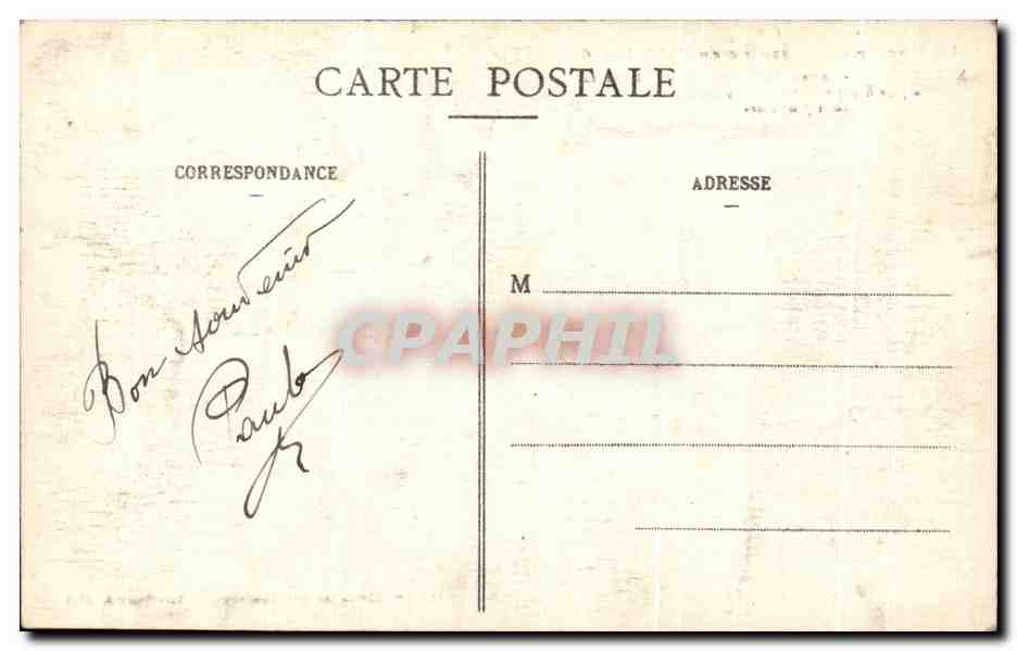 XERMAMÉNIL - Le parc du Château où les Chasseurs alpins firent prisonniers 275 Allemands dont 7 officiers — S. Ganiès, lith. édit., Lureville — Verso