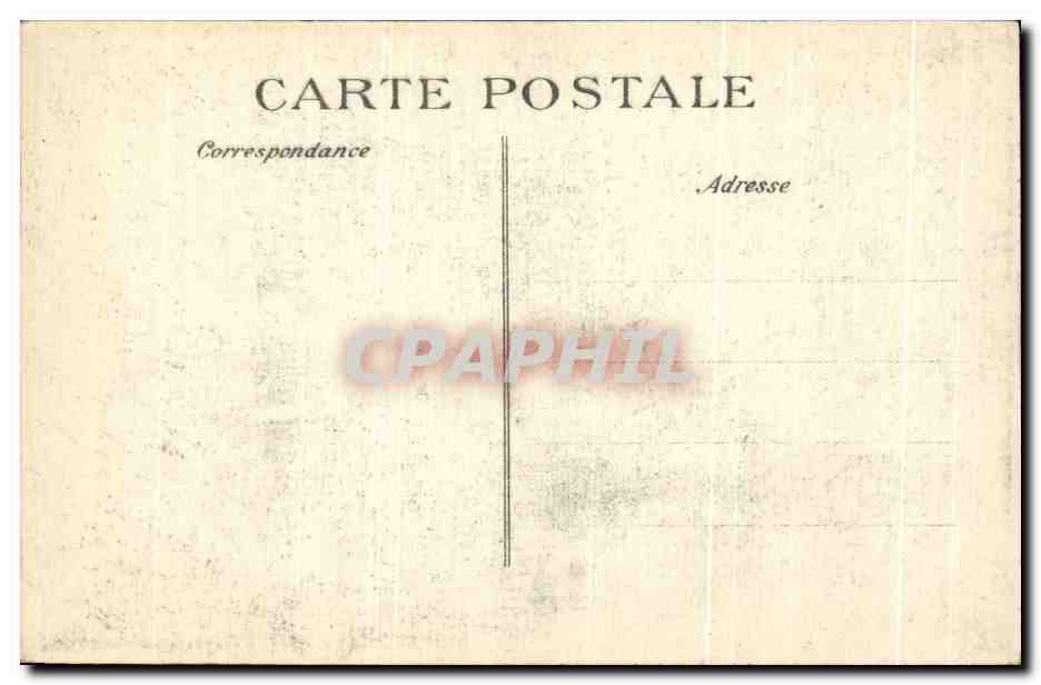 Reims — Ausgrabung verursacht durch eine 305 mm Kanonenkugel — Rue des Salines — Verlag Lelivré und Pierret — Rückseite
