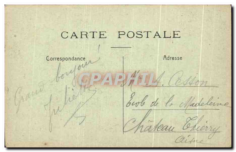 CPA La Pompelle Le Sommet du Fort Militaria — Rückseite