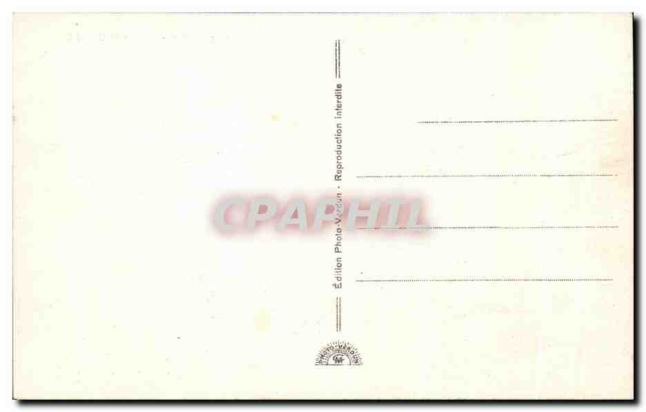 CPA Bateille de Verdun Fort de Souville Militaria — Verso