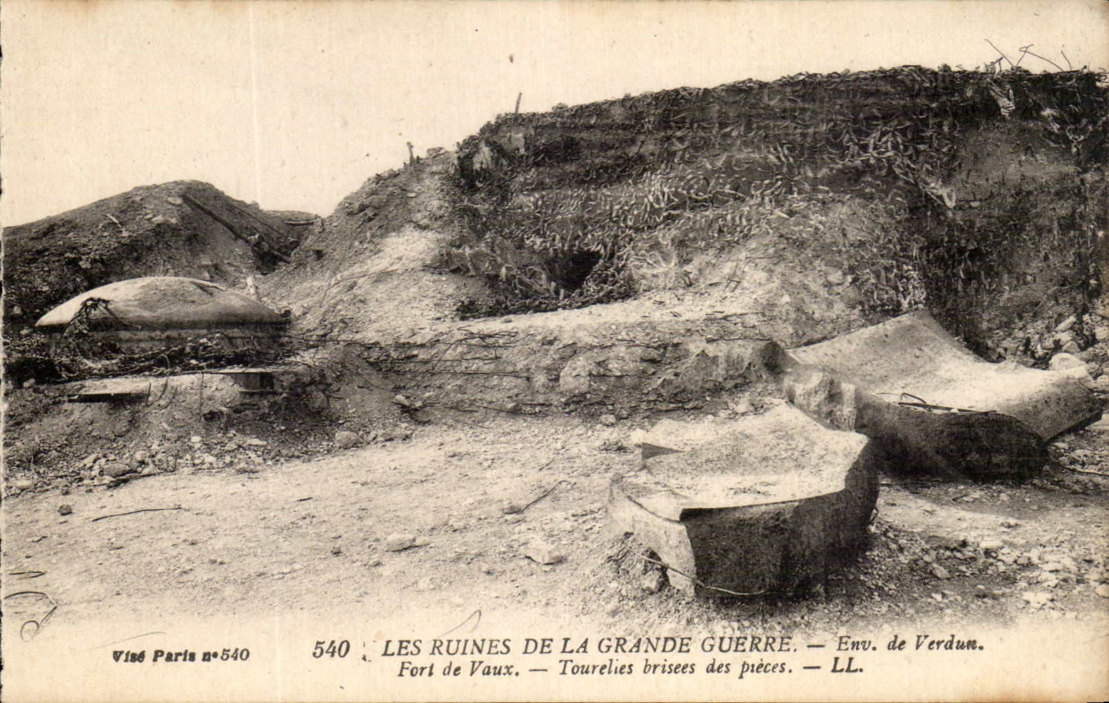 Ruines de la Grande Guerre — Fort de Vaux — Env. de Verdun — Visé Paris n°540