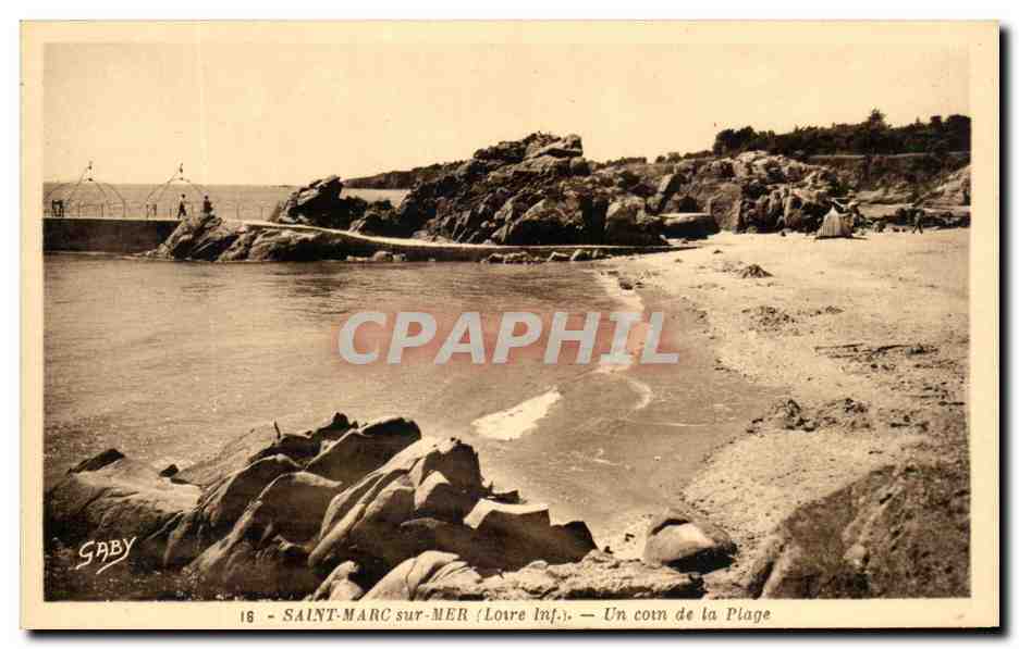 CPA Saint Marc Sur Mer Un Coin De La Plage