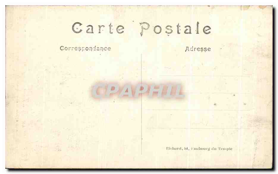 CPA Guerre de Aspect d'une chapelle Laterale de la cathedrale de Soissons Militaria — Rückseite