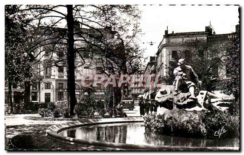CPA Toulouse Le Ville Rose Square Roosevelt Statue Goudouli
