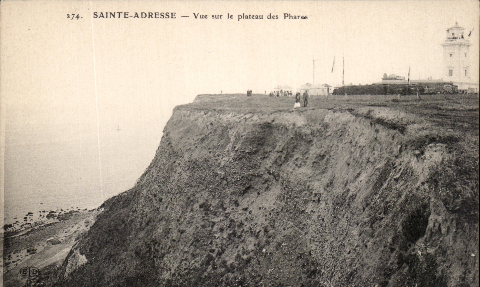 CPA Saint Adresse Vue sur le plateau des Phares