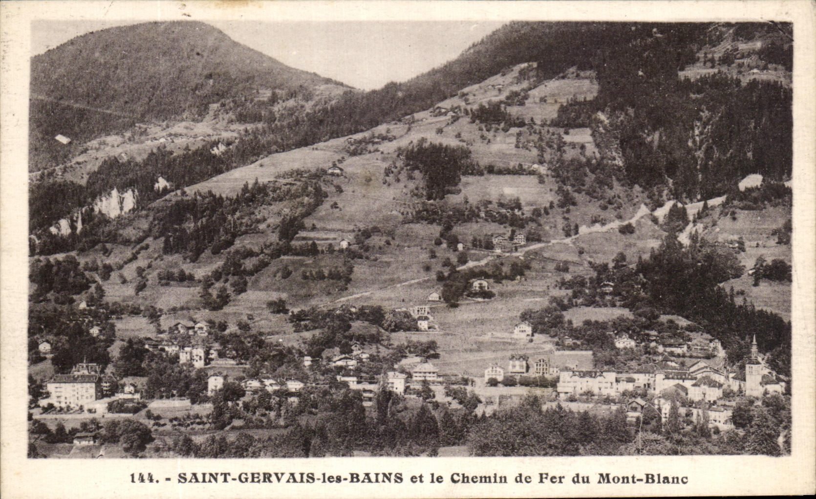 Saint-Gervais-les-Bains et le Chemin de Fer du Mont-Blanc — 144 — Éditeur non visible