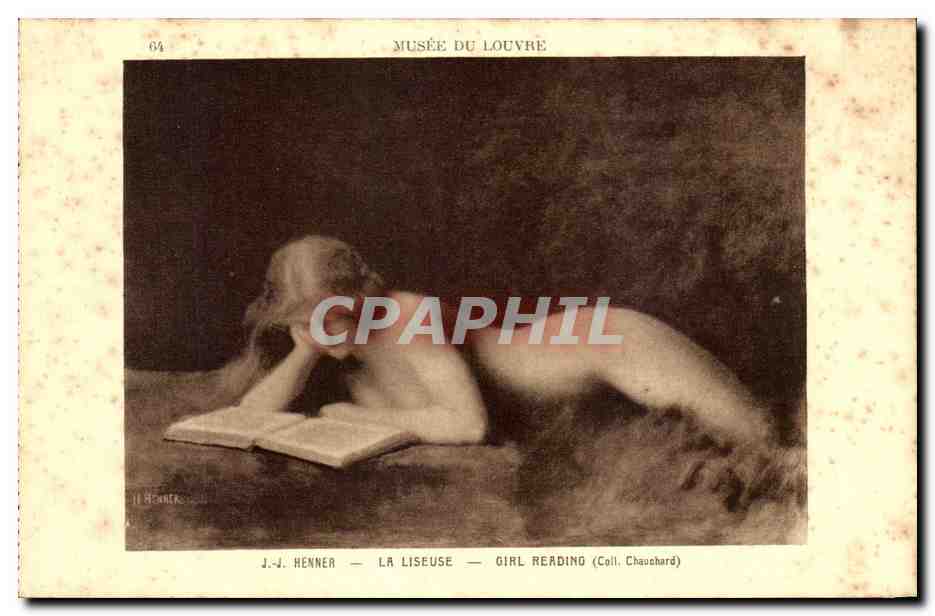 CPA Musee Du Louvre Henner La Liseuse Chauchard