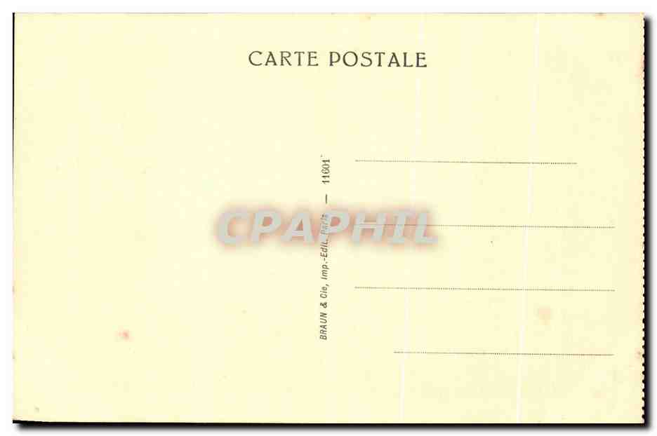 CPA Musee Du Louvre Da Vinci La Joconde Paris  — Verso