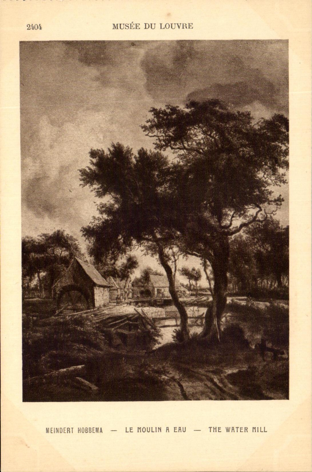 CPA Musee Du Louvre Meindert Robbera Le Moulin A Eau 