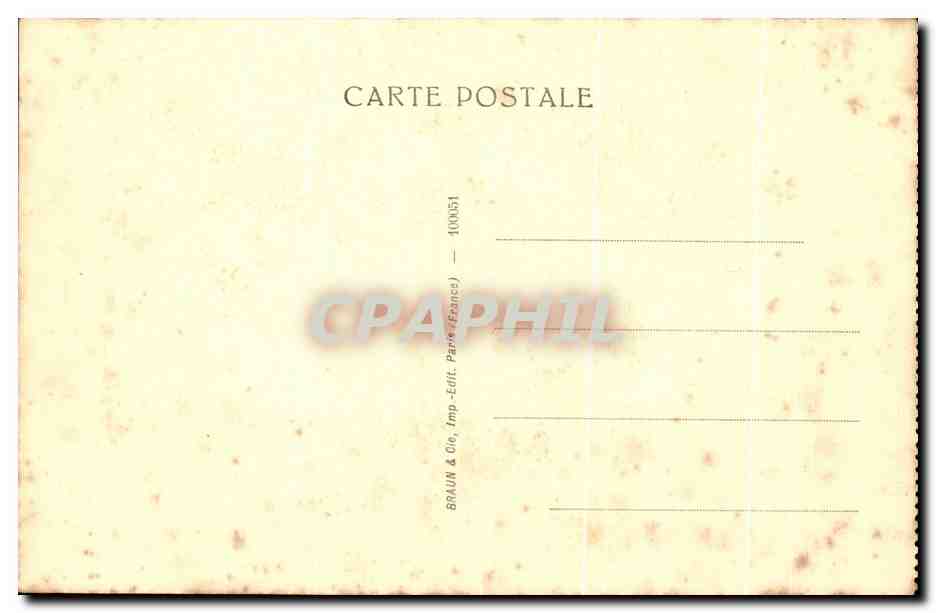 CPA Musee Du Louvre Gondole Sur Le Grand Canal Venise — Verso