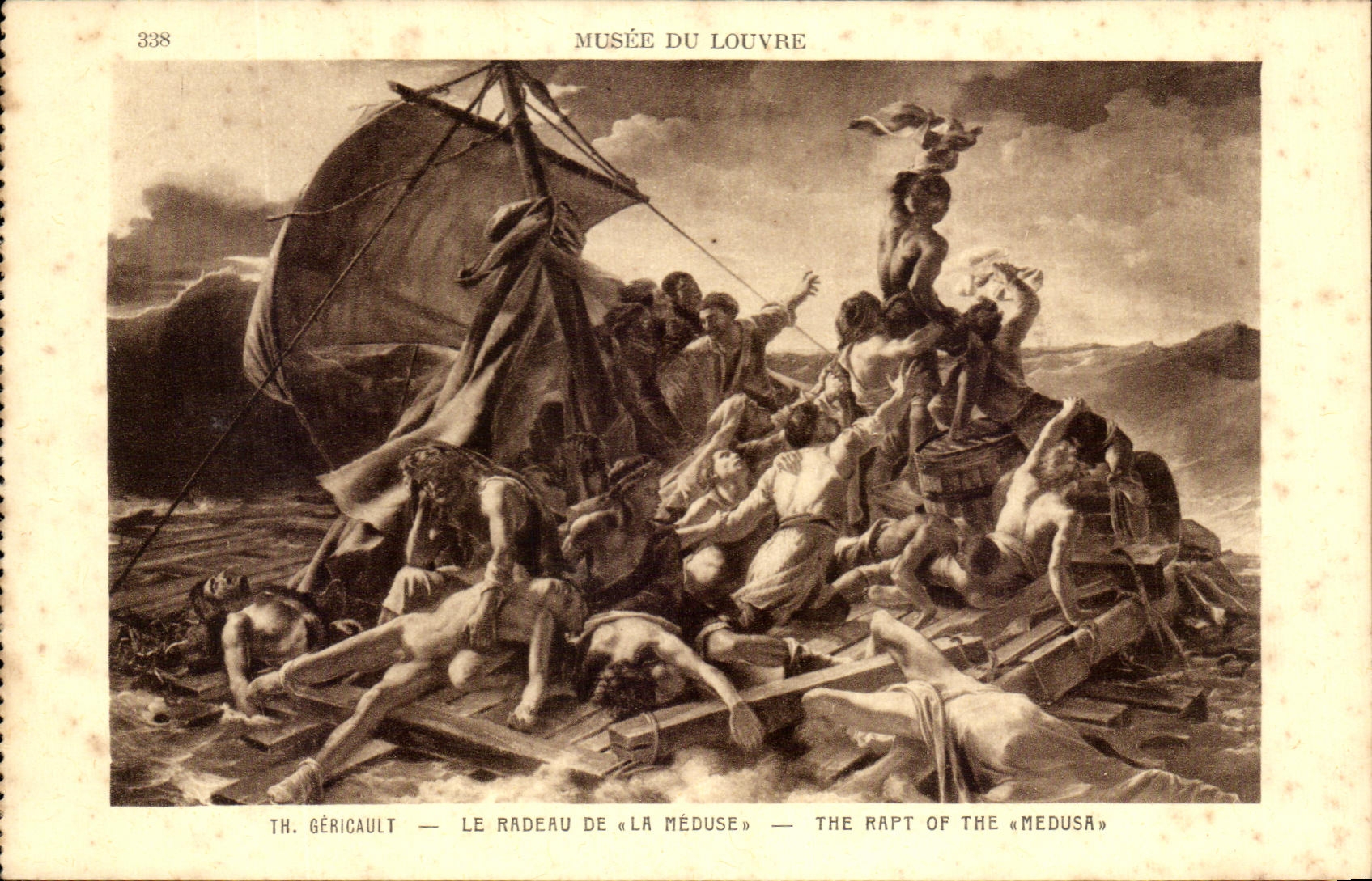CPA Musee De Louvre Gericault Le Radeau De La Meduse