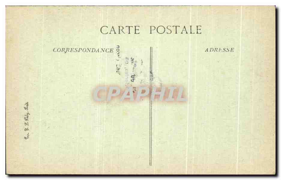 CPA Bataille De La Marne Sermaize Les Bains L'Eglise Bas Cote Militaria — Back