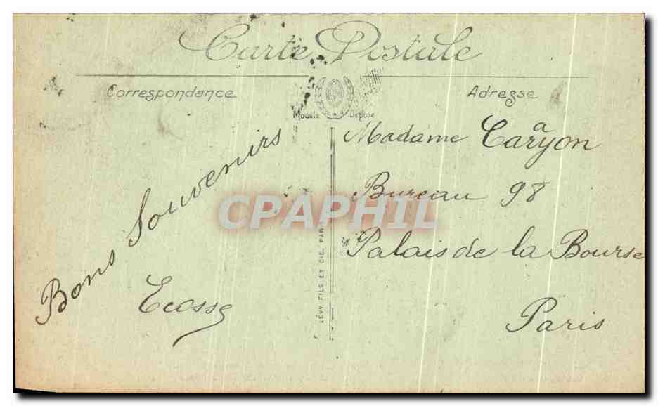 CPA Guerre Europeenne Verdun Une Rue Apres Le Bombardement Militaria plomberie  — Rückseite