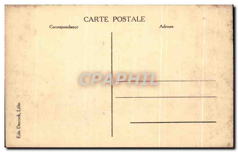 CPA Lille Rue Du Molinel Militaria  — Rückseite