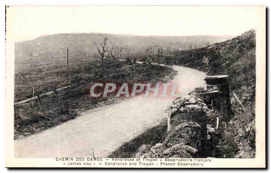 Chemin des Dames — Vendresse et Troyon — Observatoire français