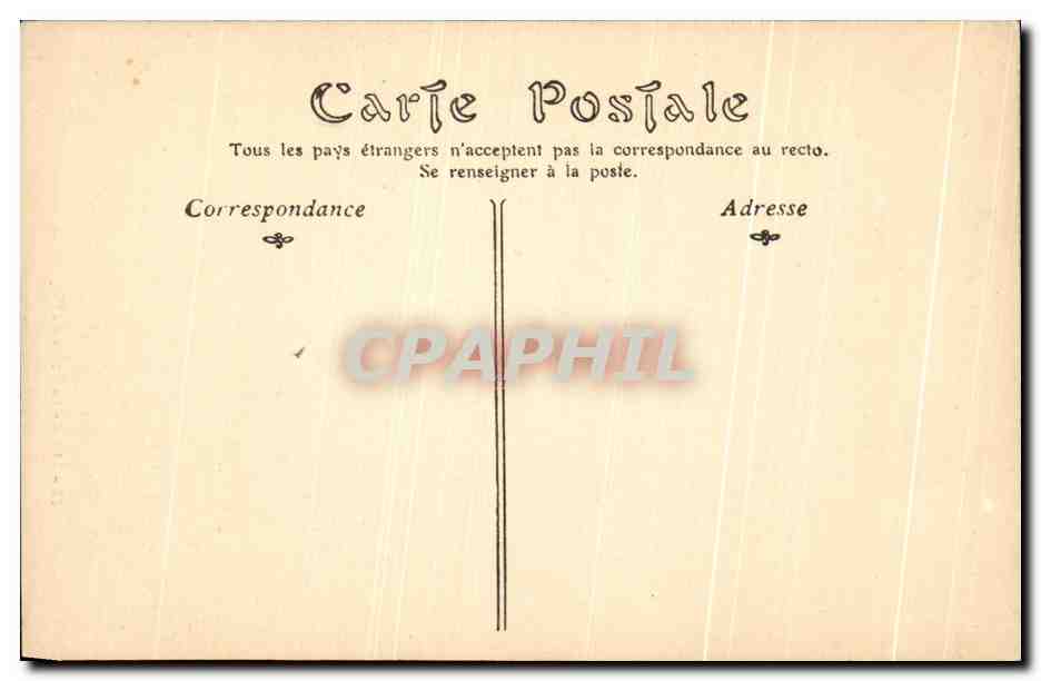 CPA Riom La Porte de I'Eglise du Marthuret enfants — Rückseite