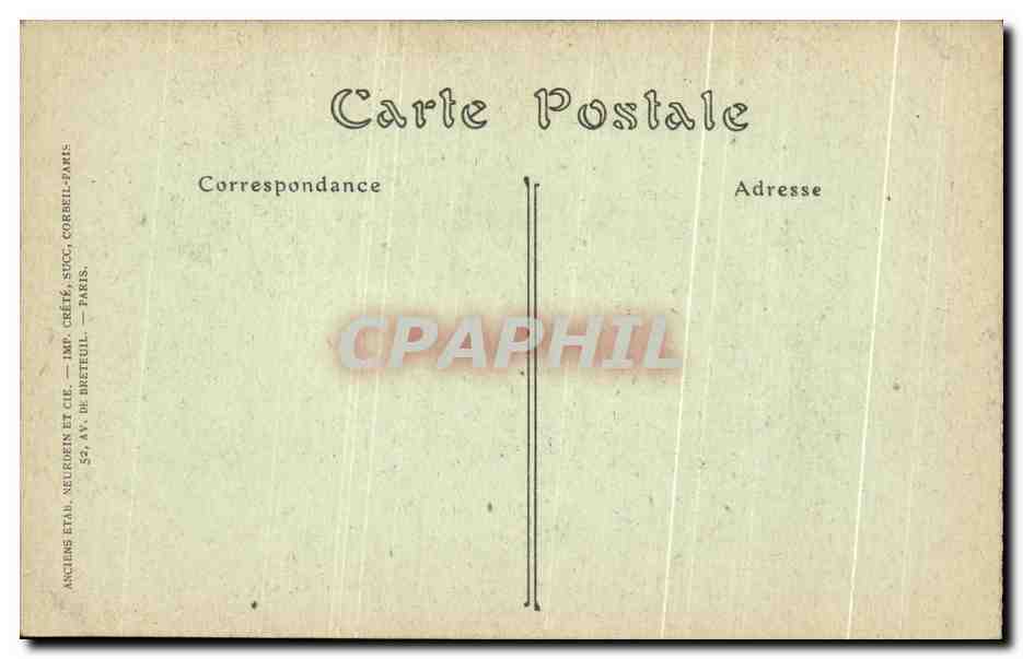 Reims — Palais archiépiscopal après le bombardement et incendie — Jhot — Rückseite