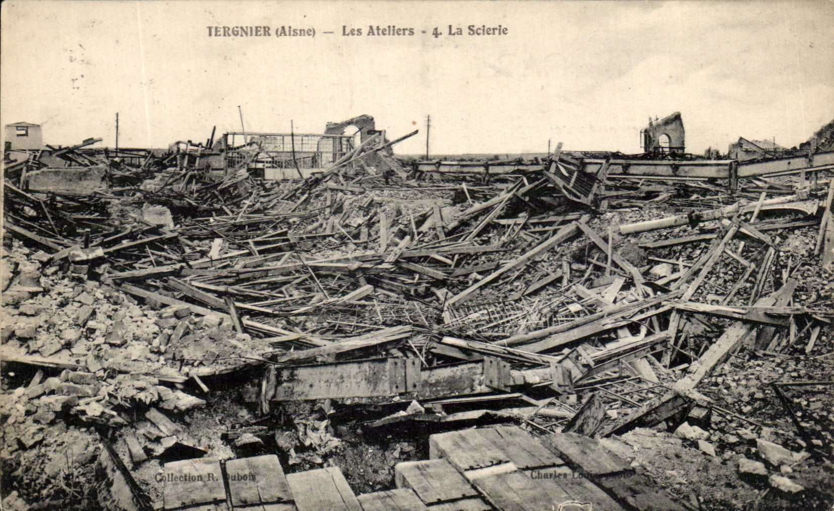 Tergnier (Aisne) — Les Ateliers - 4. La Scierie — Charles Loubon