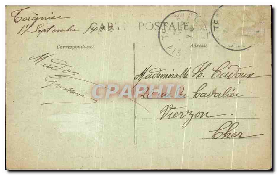 Tergnier (Aisne) — Les Ateliers - 4. La Scierie — Charles Loubon — Rückseite