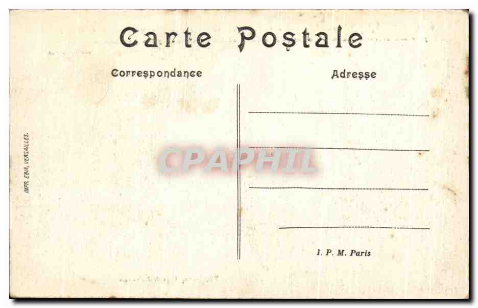 Tilloloy (Somme) — Façade du Château (style XVIIe siècle) brûlée et bombardée en 1914 — Visa Paris 239 — Achterkant