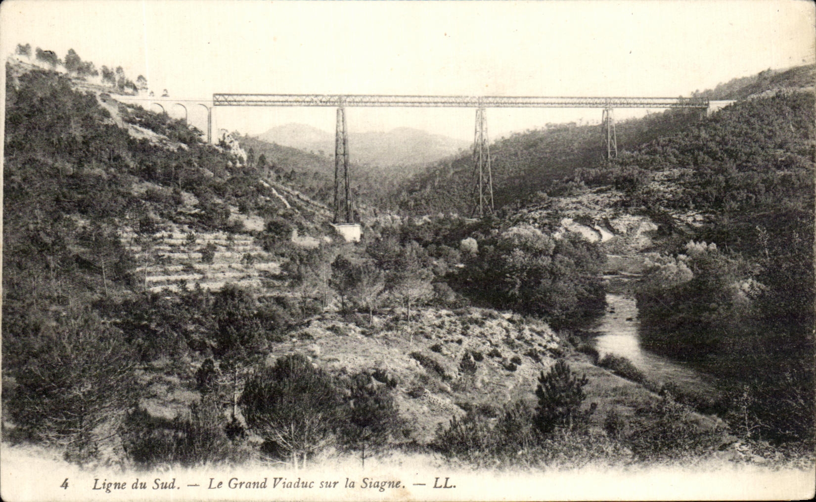 CPA Ligne du Sud Le Grand Viaduc sur la Siagne